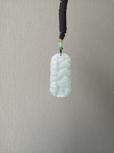 古玩玉器翡翠山水牌子拍賣，當(dāng)前價格450元
