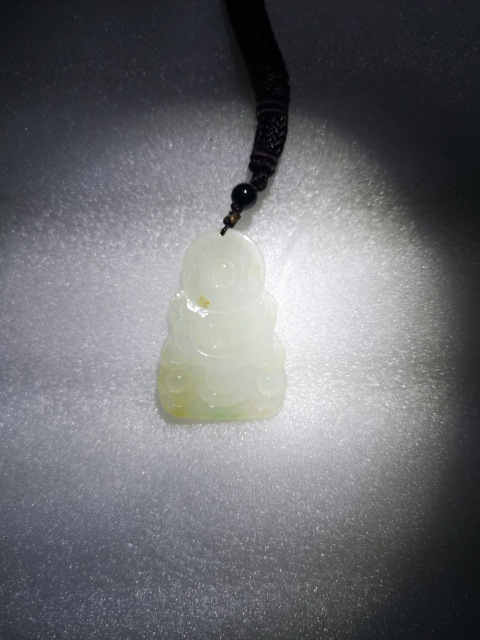 古玩玉器翡翠觀音拍賣，當前價格550元