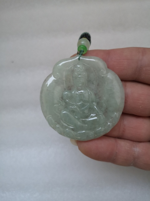 古玩玉器觀音牌子拍賣，當前價格550元
