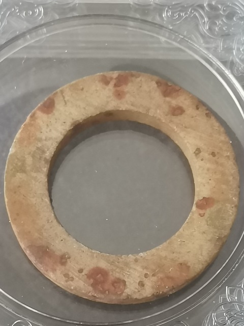古玩雜項(xiàng)高分評級玉環(huán)玉佩一對拍賣，當(dāng)前價格999元
