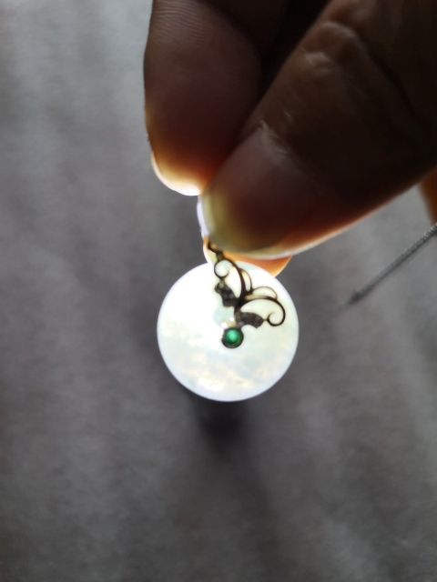古玩玉器鑲嵌平安扣拍賣,當前價格220元