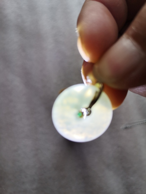 古玩玉器鑲嵌平安扣拍賣,當前價格220元