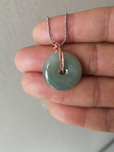 古玩玉器翡翠平安扣拍賣，當前價格260元