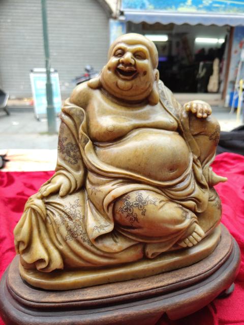 古玩玉器彌勒佛拍賣，當前價格25000元