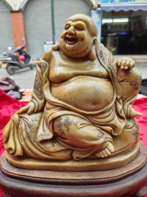 古玩玉器彌勒佛拍賣，當前價格25000元