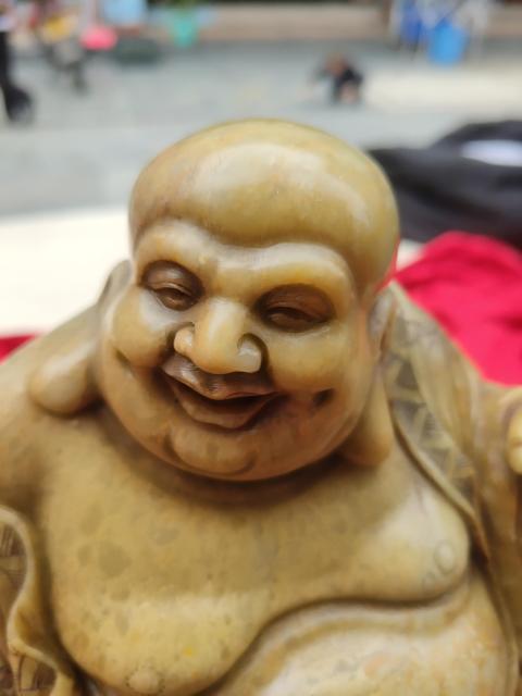 古玩玉器彌勒佛拍賣，當前價格25000元