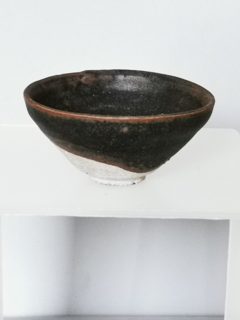 古玩陶瓷宋代吉州窯黑釉兜口蓋(960年-1279年)拍賣，當(dāng)前價(jià)格999元