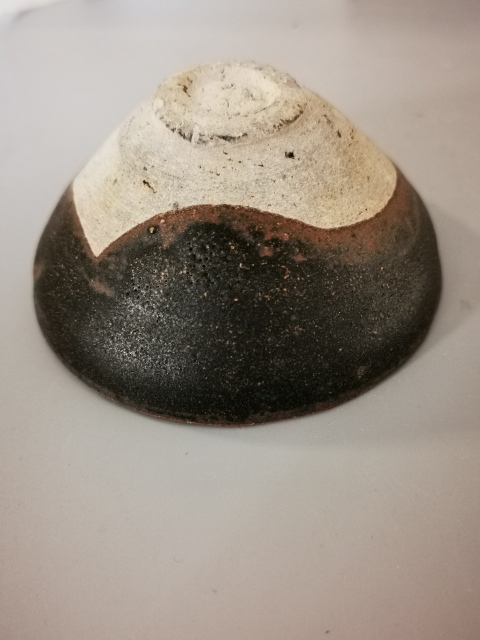 古玩陶瓷宋代吉州窯黑釉兜口蓋(960年-1279年)拍賣，當(dāng)前價(jià)格999元