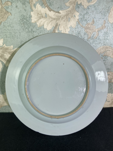 古玩陶瓷清早期雍正花卉紋青花大盤拍賣，當前價格1999元