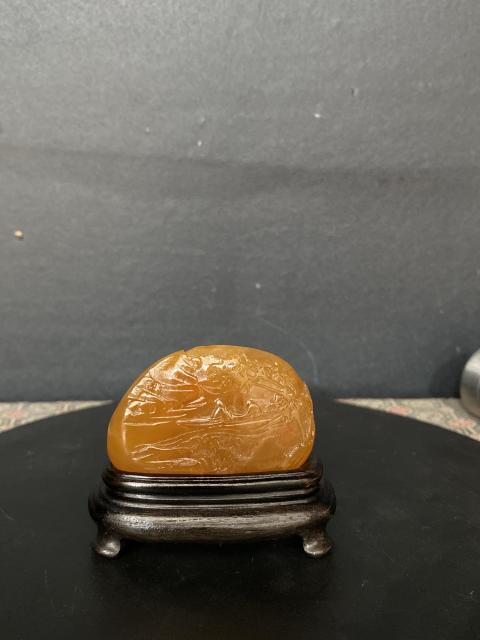 古玩雜項壽山坑頭田黃石擺件《回饋價》拍賣，當前價格1399元