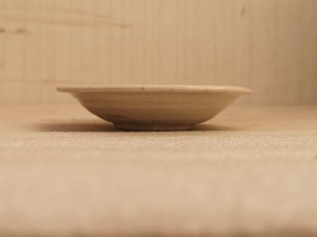 古玩陶瓷磁州窯白釉盤拍賣,當前價格550元