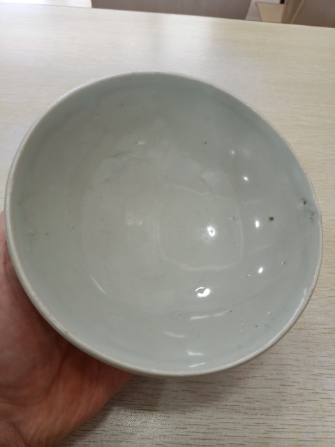 古玩陶瓷【元代】景德鎮窯卵白釉大碗拍賣，當前價格1999元