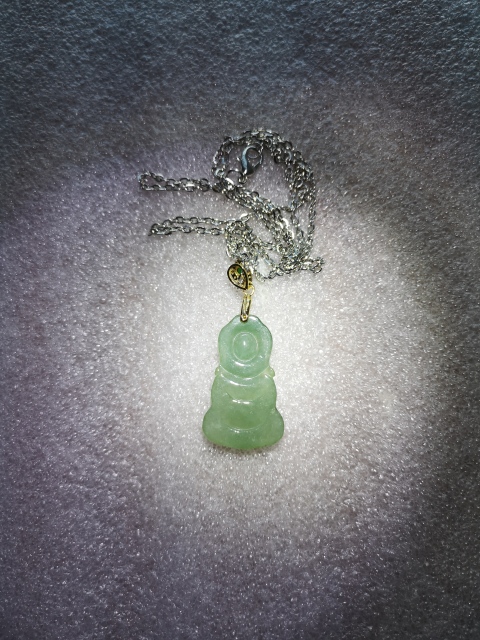 古玩玉器翡翠寶寶佛拍賣,當前價格350元