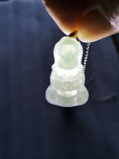 古玩玉器翡翠寶寶佛拍賣,當前價格350元