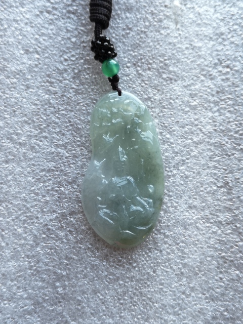 古玩玉器翡翠觀音拍賣，當(dāng)前價格450元
