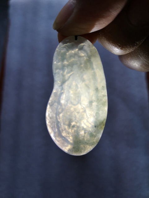 古玩玉器翡翠觀音拍賣，當(dāng)前價格450元
