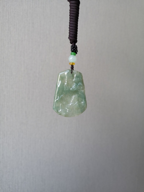 古玩玉器翡翠山水牌子拍賣,當(dāng)前價(jià)格456元