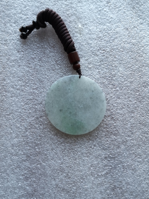 古玩玉器翡翠圓牌拍賣,當前價格298元