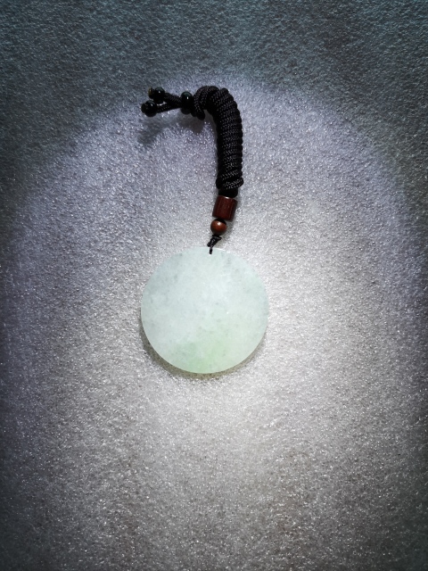 古玩玉器翡翠圓牌拍賣,當前價格298元