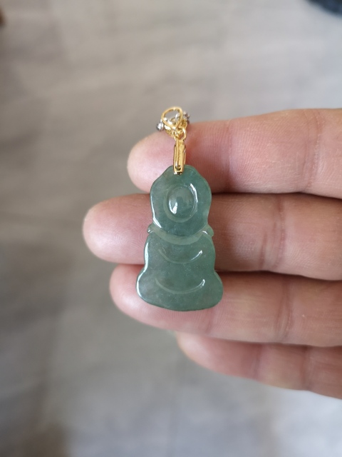 古玩玉器翡翠寶寶佛拍賣,當前價格350元