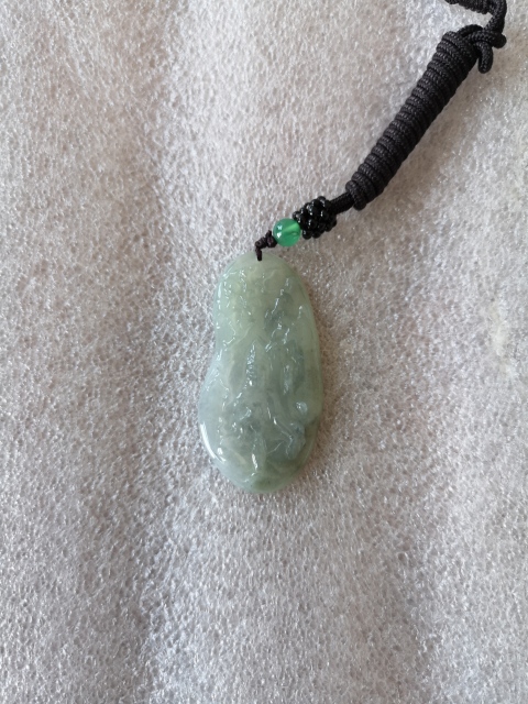 古玩玉器翡翠觀音拍賣，當(dāng)前價格450元