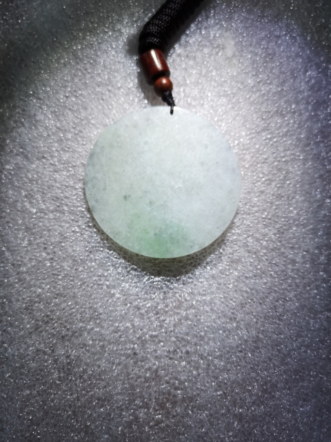 古玩玉器翡翠圓牌拍賣,當前價格298元