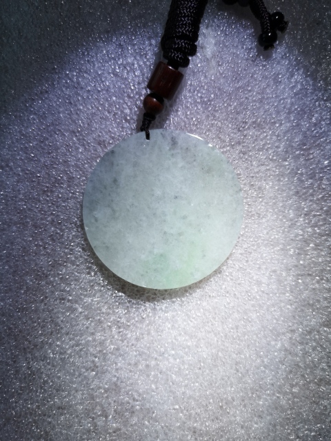 古玩玉器翡翠圓牌拍賣,當前價格298元