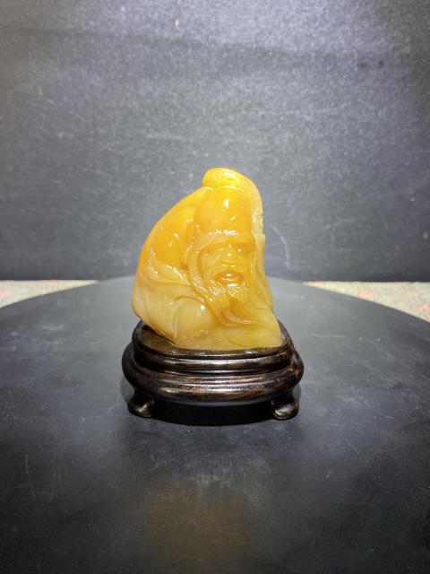 古玩雜項壽山田黃石擺件拍賣，當前價格6666元