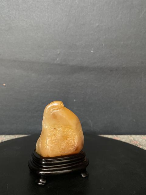 古玩雜項壽山田黃石擺件拍賣，當前價格6666元