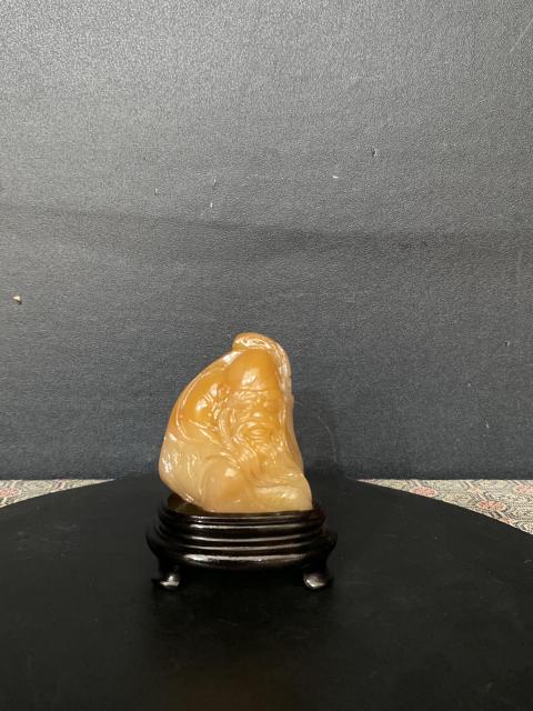 古玩雜項壽山田黃石擺件拍賣，當前價格6666元