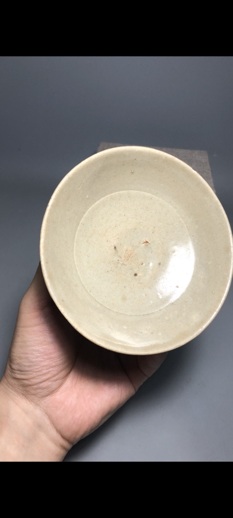 古玩陶瓷【精品特殊品種】宋代米黃釉小洗拍賣，當前價格999元