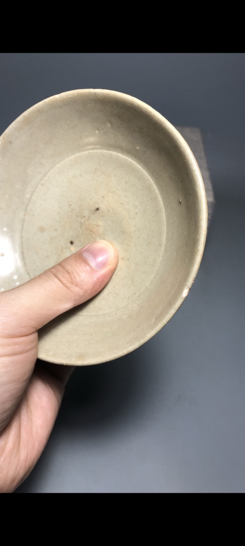 古玩陶瓷【精品特殊品種】宋代米黃釉小洗拍賣，當前價格999元
