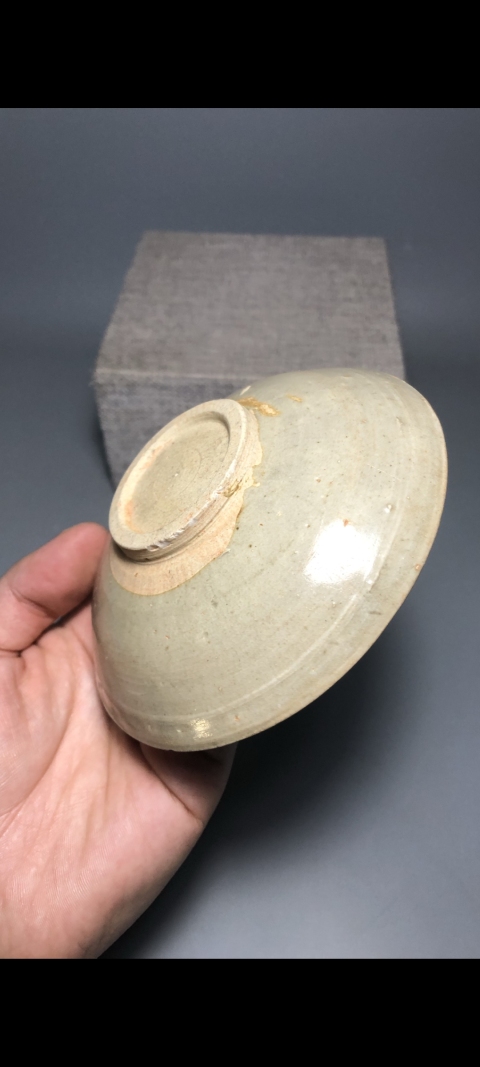 古玩陶瓷【精品特殊品種】宋代米黃釉小洗拍賣，當前價格999元