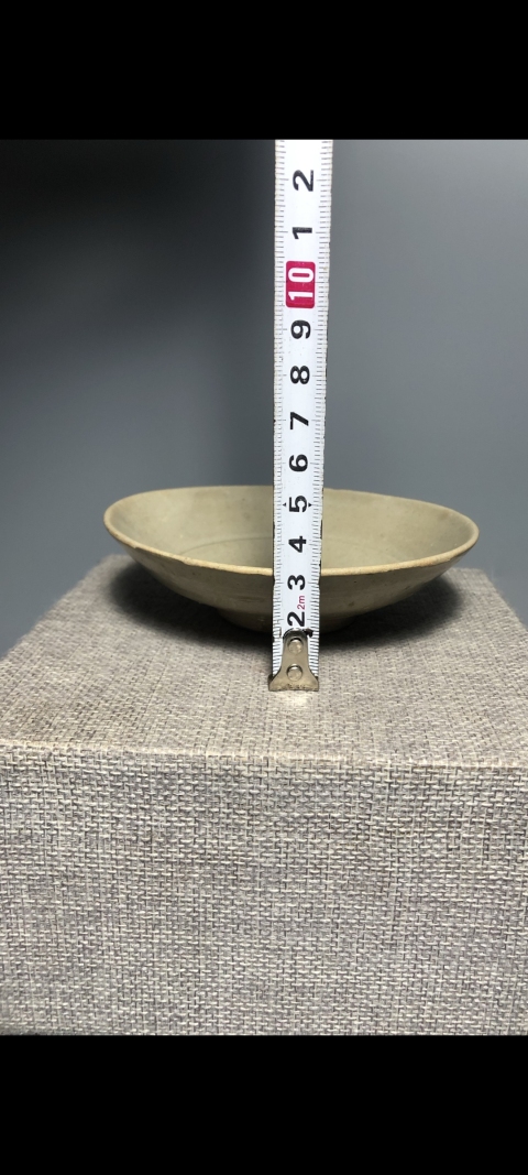 古玩陶瓷【精品特殊品種】宋代米黃釉小洗拍賣，當前價格999元