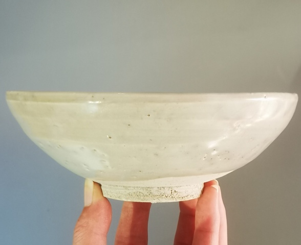 古玩陶瓷元代·卵白釉碗（1279年-1368年）拍賣，當前價格1元