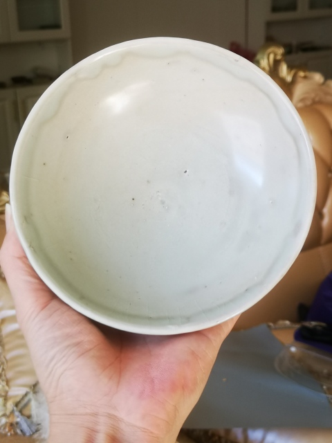 古玩陶瓷元代·卵白釉碗（1279年-1368年）拍賣，當前價格1元