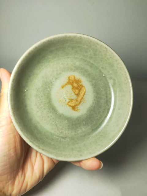 古玩陶瓷【元代】龍泉青瓷小洗拍賣,當(dāng)前價(jià)格1元