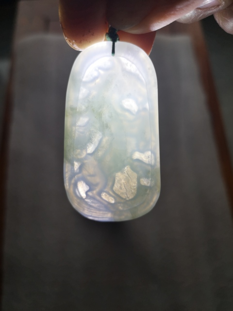 古玩玉器翡翠馬牌子拍賣，當前價格550元