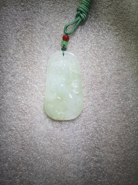 古玩玉器翡翠馬牌子拍賣，當前價格550元