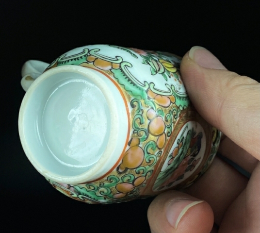 古玩陶瓷人物紋廣彩執杯拍賣，當前價格1698元