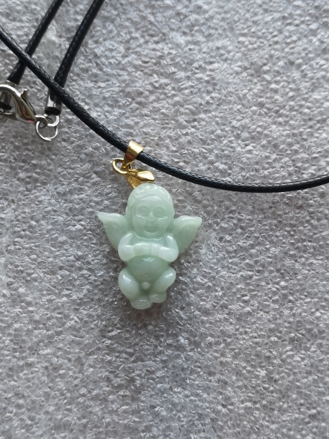 古玩玉器翡翠天使拍賣，當(dāng)前價格120元