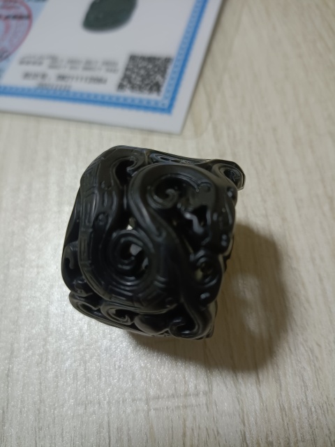 古玩玉器墨玉扳指拍賣，當前價格288元