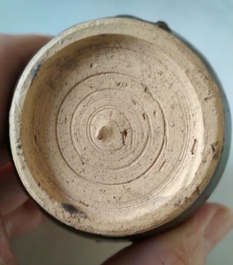 古玩陶瓷磁州窯系茶葉末釉雙系瓶拍賣，當前價格500元