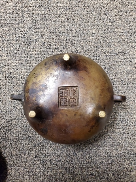 古玩銅器爐子拍賣,當前價格78000元