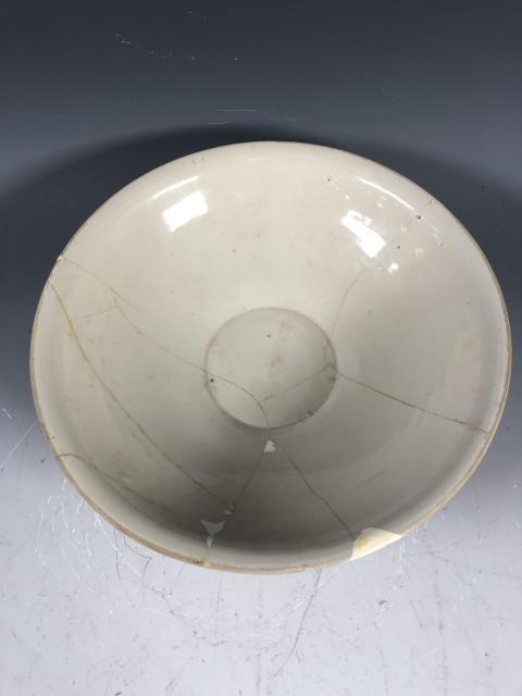 古玩陶瓷定窯白釉斗笠碗拍賣，當(dāng)前價格3500元