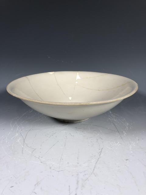 古玩陶瓷定窯白釉斗笠碗拍賣，當(dāng)前價格3500元