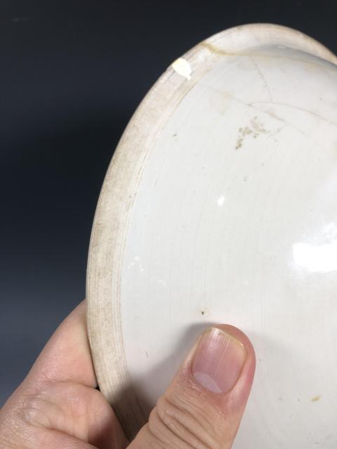 古玩陶瓷定窯白釉斗笠碗拍賣，當(dāng)前價格3500元