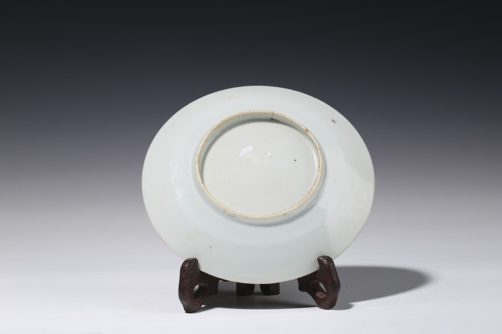 古玩陶瓷晚清民國·廣彩龍紋盤拍賣，當前價格2988元