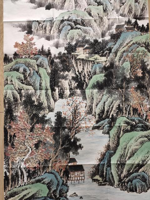 古玩字畫中國書法家協會會員-馬永超《春山幽居》拍賣,當前價格1369元