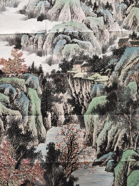 古玩字畫中國書法家協會會員-馬永超《春山幽居》拍賣,當前價格1369元